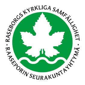 Logo med ett stiliserat vinranksblad på ett grönt fält