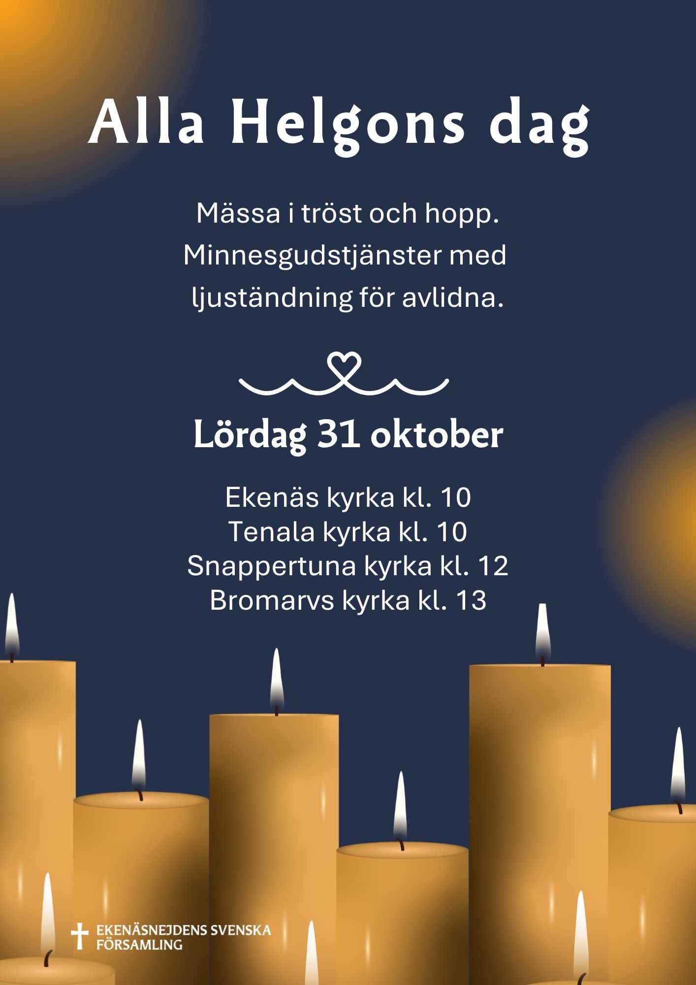 affisch, texten finns i evenemanget