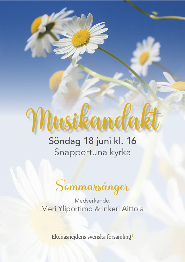 Affisch, texten finns i evenemanget.