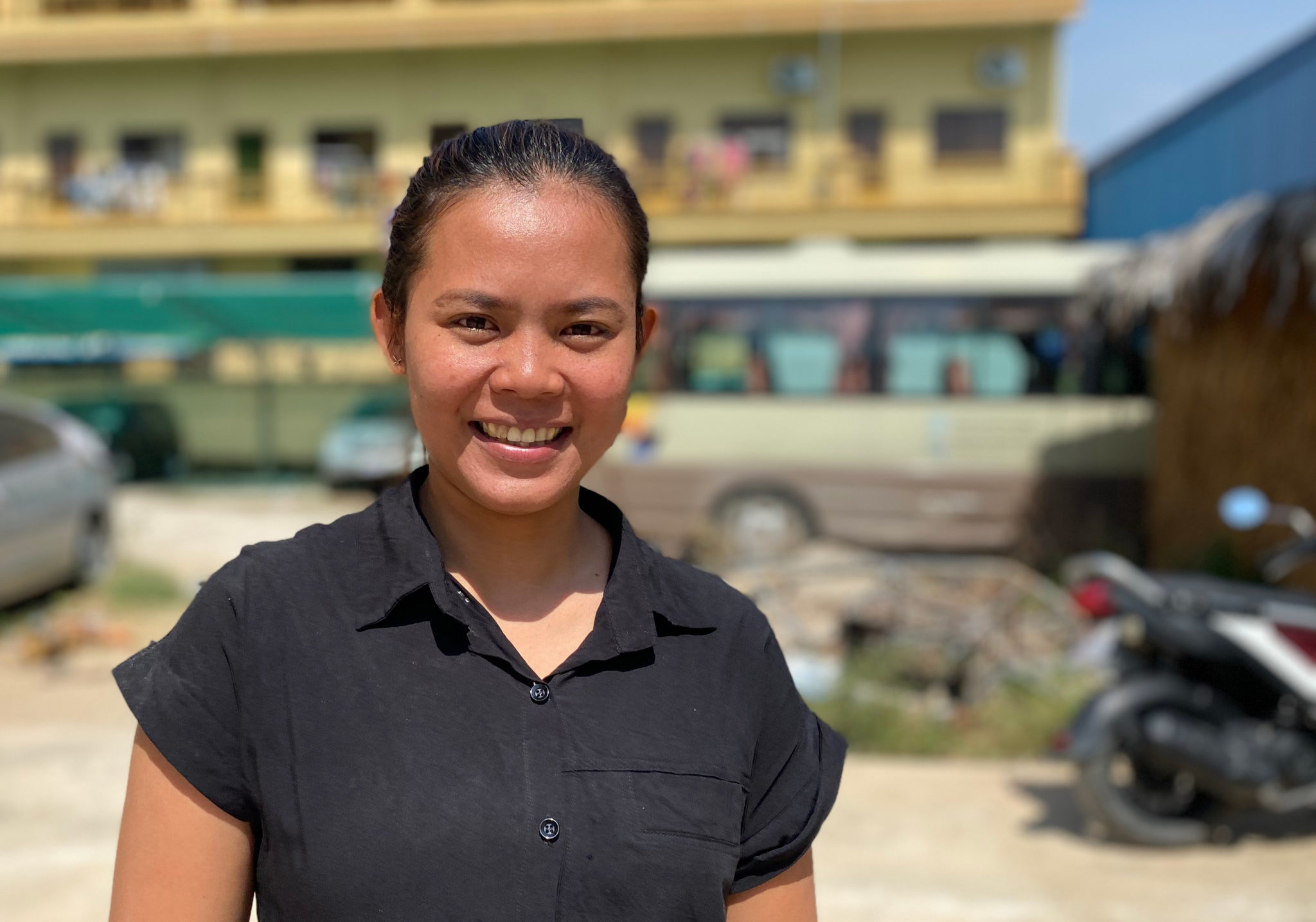 Sokheng Nhoung från Kambodjas lutherska kyrka medverkar i missionsfesten