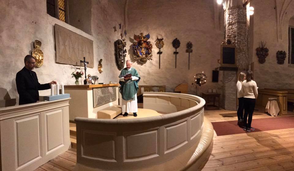 interiörbild från Tenala kyrka