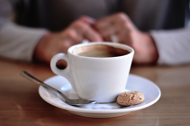 En kopp kaffe.