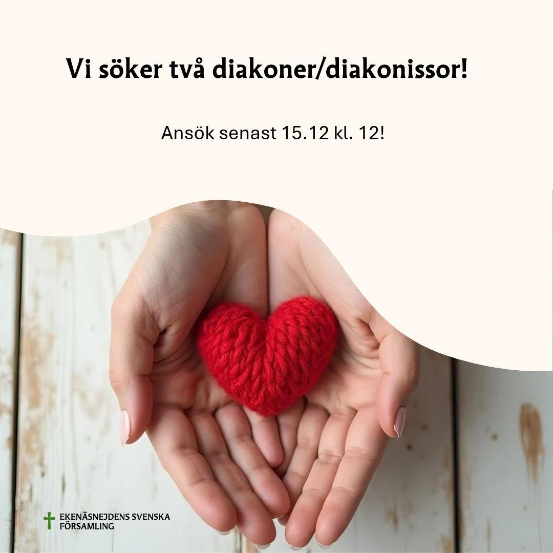 Lediga jobb: Två diakoner 