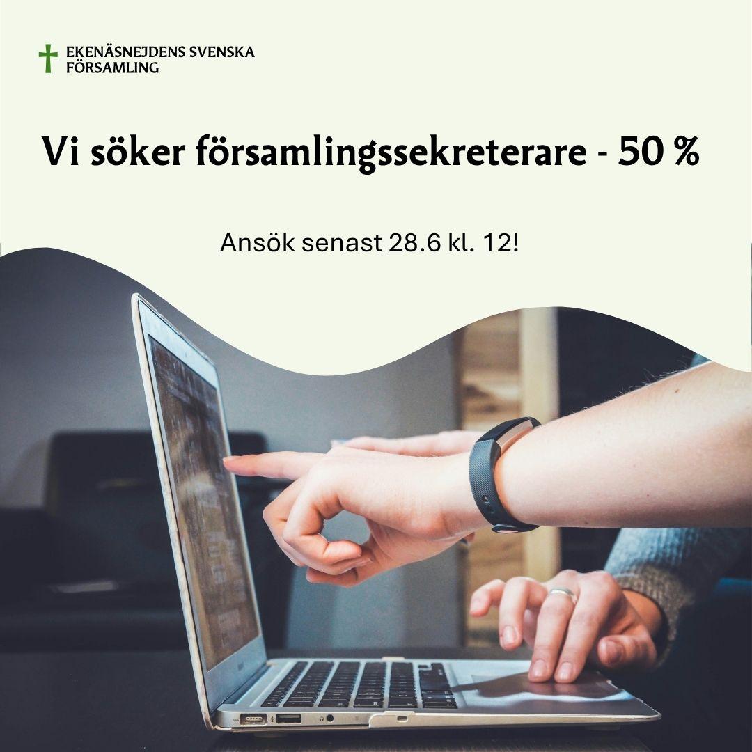 Vi söker församlingssekreterare